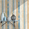 3D Self-Adhesive Vintage Wood Wallpaper Roll 0.45*6m Contact Paper for Living Room Kitchen Bathroom Wall Decor Mural