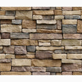 Removable PVC 3D Stone Brick Wall Sticker Wallpaper Art Decal for Living Room Bedroom Home Decor Background