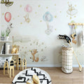beibehang custom 3D Cartoon cute animal balloon wallpaper 3d photo wall paper children room background walls home decor