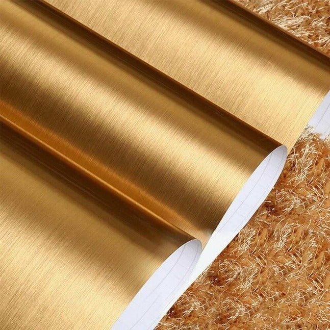Self Adhesive PVC Vinyl Contact Paper 2/4m Stainless Steel Kitchen Appliance Peel and Stick Wallpaper Shelf Liner