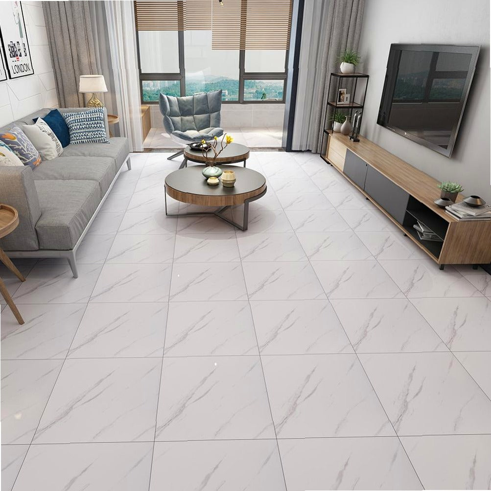 Self Adhesive Waterproof Floor Decals 30*30cm Ceramic Tile Contact Paper Easy Application Kitchen Living Room Wallpaper Stickers
