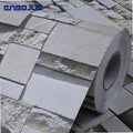 3D Vinyl Brick Pattern Wallpaper 0.4x3M Waterproof Wall Sticker for Bathroom Kitchen Living Room Modern Home Decor